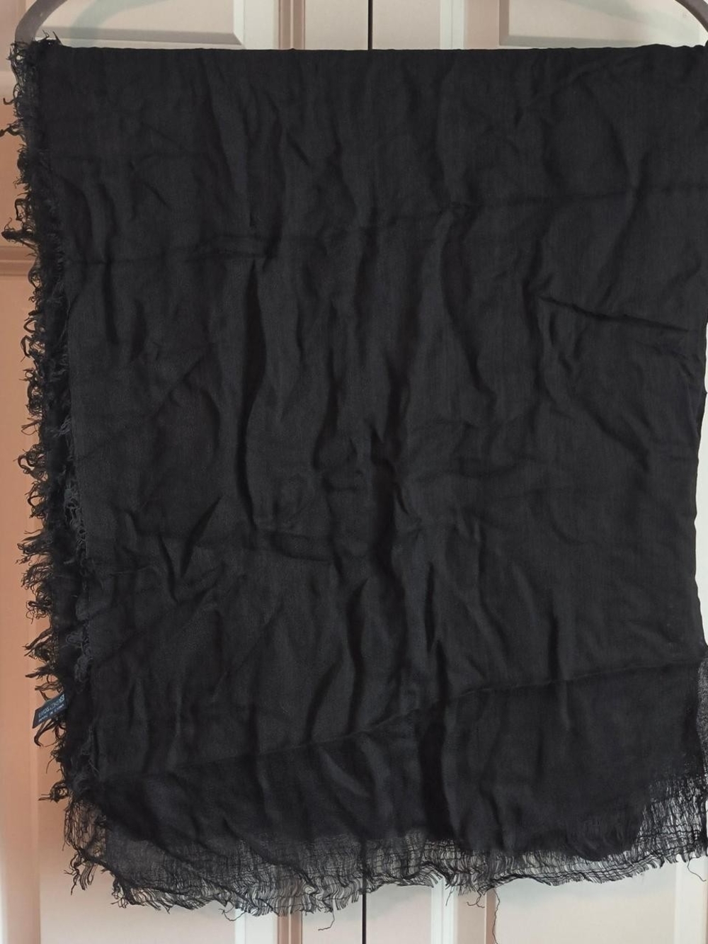 Lightweight Black Scarf - Unbranded
